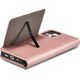 Hurtel Magnet Card Case etui do iPhone 12 Pro Max pokrowiec portfel na karty kartę podstawka różowy 11542291 9145576250846