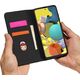 Hurtel Magnet Card Case etui do Samsung Galaxy A12 5G pokrowiec portfel na karty kartę podstawka czarny 11542298 9145576251027