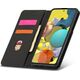 Hurtel Magnet Card Case etui do Samsung Galaxy A12 5G pokrowiec portfel na karty kartę podstawka czarny 11542298 9145576251027