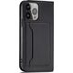 Hurtel Magnet Card Case etui do iPhone 13 Pro Max pokrowiec portfel na karty kartę podstawka czarny 11542301 9145576250983