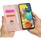 Hurtel Magnet Card Case etui do Samsung Galaxy A12 5G pokrowiec portfel na karty kartę podstawka różowy 11542311 9145576251041