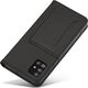 Hurtel Magnet Card Case etui do Samsung Galaxy A13 5G pokrowiec portfel na karty kartę podstawka czarny 11542312 9145576251102