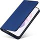 Hurtel Magnet Card Case etui do Samsung Galaxy S22+ (S22 Plus) pokrowiec portfel na karty kartę podstawka niebieski 11542329 9145576251317