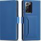 Hurtel Magnet Card Case etui do Samsung Galaxy S22 Ultra pokrowiec portfel na karty kartę podstawka niebieski 11542336 9145576251355