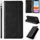 Hurtel Magnet Strap Case etui do iPhone 12 pokrowiec portfel + mini smycz zawieszka czarny 11542338 9145576250068