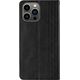 Hurtel Magnet Strap Case etui do iPhone 12 Pro Max pokrowiec portfel + mini smycz zawieszka czarny 11542350 9145576250143