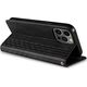 Hurtel Magnet Strap Case etui do iPhone 12 Pro Max pokrowiec portfel + mini smycz zawieszka czarny 11542350 9145576250143