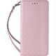 Hurtel Magnet Strap Case etui do Samsung Galaxy S22+ (S22 Plus) pokrowiec portfel + mini smycz zawieszka różowy 11542396 9145576250648