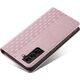 Hurtel Magnet Strap Case etui do Samsung Galaxy S22+ (S22 Plus) pokrowiec portfel + mini smycz zawieszka różowy 11542396 9145576250648