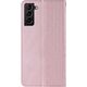 Hurtel Magnet Strap Case etui do Samsung Galaxy S22+ (S22 Plus) pokrowiec portfel + mini smycz zawieszka różowy 11542396 9145576250648