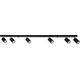 Lampa sufitowa Masterled Bardo lampa sufitowa (spot) 6-punktowa czarna/chrom 11551706 5908263384750