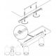 Lampa sufitowa Masterled Bardo lampa sufitowa (spot) 2-punktowa czarna/chrom 11551707 5908263384729