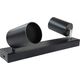 Lampa sufitowa Masterled Bardo lampa sufitowa (spot) 2-punktowa czarna/chrom 11551707 5908263384729