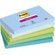 Post-It 3M Karteczki samoprzylepne Post-it® Super Sticky, OASIS, 76x127mm, 5x90 kart. 11553303 4054596924376