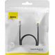 Baseus Kabel sieciowy Baseus Ethernet RJ45, 10Gbps, 1m (czarny) 11619011 6932172611354