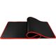 Podkładka Techonic Podkładka pod klawiaturę i mysz dla graczy 900x400x3mm / czarny / obszycie czerwone 11652087 5901737891129