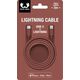 Kabel USB Fresh n Rebel USB-C - Lightning 2 m Brązowy (002149980000) 11739272 8720249803188