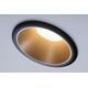 Paulmann Oprawa wbudowana Cole GU10 max. 10W czarny / złoty mat 11757708 4000870933954