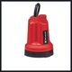 Einhell Einhell Cordless clear water pump GE-SP 18 LL Li - solo, submersible / pressure pump (red/black, without battery and charger) 11811435 4006825661415