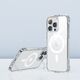 Joyroom Joyroom Magnetic Defender magnetyczne etui do iPhone 14 pancerny pokrowiec z haczykami podstawką przezroczysty (kompatybilne z MagSafe) 11834561 6956116729950