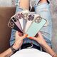 Hurtel Lighting Color Case Etui Xiaomi Redmi Note 11 Żelowy Ze Złotą Ramką Fioletowy 11851293 9145576253205
