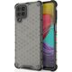 Hurtel Honeycomb etui pancerny pokrowiec z żelową ramką Samsung Galaxy M53 5G czarny 11866022 9145576257197