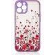 Hurtel Design Case etui do iPhone 12 Pro Max pokrowiec w kwiaty fioletowy 11866035 9145576253717