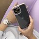 Hurtel Fashion Case etui do iPhone 12 żelowy pokrowiec ze złotą ramką czerwony 11873588 9145576252017