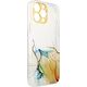 Hurtel Marble Case etui do iPhone 12 Pro żelowy pokrowiec marmur pomarańczowy 11873604 9145576251447