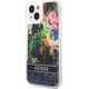 Guess Etui Guess GUHCP14SLFLSB Apple iPhone 14 niebieski/blue hardcase Flower Liquid Glitter 11877841 3666339066086