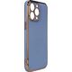 Hurtel Lighting Color Case Etui Iphone 12 Pro Max Żelowy Ze Złotą Ramką Niebieski 11888457 9145576252710