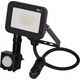 Naświetlacz Emos Naświetlacz LED Emos Profi/Ideo PIR ZS2712 10W 1100lm 4000K IP65 czujnik ruchu PIR czarny 11955268 8592920105801