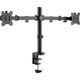 Goobay Uchwyt biurkowy na 2 monitory 17" - 32" Flex (58529) 12136281 4040849585296