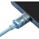 Kabel USB Baseus USB-C - Lightning 1.2 m Jasnoniebieski (BSU3637) 12180052 6932172614461