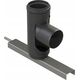 Almeva STARR Kolano ze stopą starr 87° z kotwieniem DN60 UV Stabilne Czarne 12207056 7630676800333
