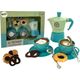 LeanToys Zestaw Do Kawy Kawiarnia Ciastka Niebieski 12297533 5905214974732