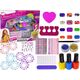 LeanToys Zestaw Do Malowania Paznokci Lakiery Naklejki Wzorniki Brokaty 12297894 5905214970314