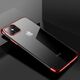 Hurtel Clear Color case żelowy pokrowiec etui z metaliczną ramką Xiaomi Redmi Note 11 Pro+ 5G / 11 Pro 5G / 11 Pro czerwony 12298334 9145576264423