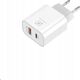 Ładowarka Maxximus ŁAD. SIECIOWA MX ALFA 20W PD+QC, USB-A+C WHITE/BIAŁY 12419848 5901313560784