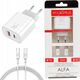 Ładowarka Maxximus ŁAD. SIECIOWA MX ALFA 20W PD+QC, USB-A+C + KABEL C/C 20W PD, WHITE/BIAŁY 12419849 5901313560791
