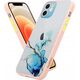 Maxximus MX AQUARELLE IPHONE 12 PRO NIEBIESKO-BIAŁY / NAVY-WHITE 12467573 5901313072553