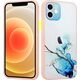 Maxximus MX AQUARELLE IPHONE X/XS NIEBIESKO-BIAŁY / NAVY-WHITE 12467582 5901313072232