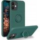OEM Etui Silicon Ring do Iphone 11 zielony 12468321 5901313834625
