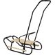 LeanToys Sanki Metalowe z Pchaczem Oparcie Pasek Czarne 12478669 5905323215948