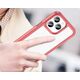 Hurtel Outer Space Case etui iPhone 14 Pro sztywny pokrowiec z żelową ramką czerwony 12479126 5907769311192