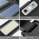 Maclean Solarna lampa uliczna LED z czujnikiem ruchu i pilotem Maclean IP54, 5W, 2x450lm, 6500K, Li-ion 2400 mAh, 3 tryby pracy MCE447 12479209 5902211128540