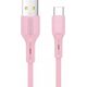 Kabel USB Joyroom USB-A - microUSB 1 m Różowy 12480454 6956116793920