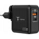 Ładowarka T-Phox ŁAD SIEC T-PHOX MEGA T-PP09 GAN PD 65W USB/USB-C BLACK 12480555 6974670441125