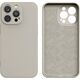 Hurtel Silicone case etui iPhone 14 Plus silikonowy pokrowiec beżowe 12512548 9145576262344