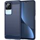 Hurtel Carbon Case etui Xiaomi Poco F4 5G elastyczny silikonowy karbonowy pokrowiec niebieskie 12517645 9145576267523
